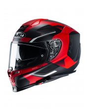 HJC RPHA 70 Kosis Black/Red Motorcycle Helmet at JTS Biker Clothing 
